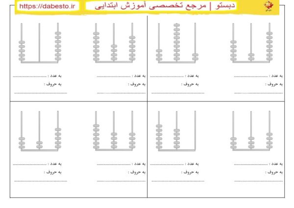 تمرین چرتکه